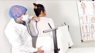 The man gave his place to another at the doctor with a hot wife