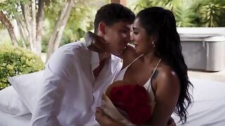 A wife does anal for the thrill, not for money, with a huge dick