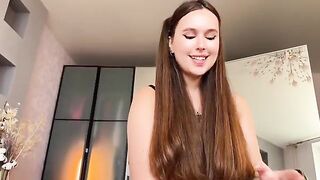 A sexy girl in a red dress is jumping on her friend’s dick