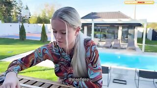 A hot blonde beauty got fucked hard in the car