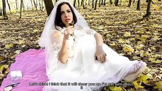 A white wedding dress is not necessary for a hot wife
