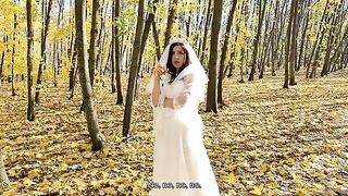 A white wedding dress is not necessary for a hot wife