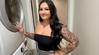 She loves to do laundry and have sex with her stepbrother