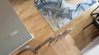 A cute 18-year-old girl relaxed and got fucked in POV