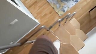 A cute 18-year-old girl relaxed and got fucked in POV