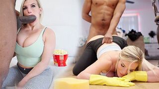 Busty stepmom gets her pussy totally destroyed by BBC