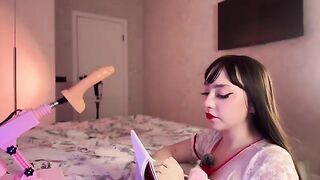 A hot Russian girl was experimented on with a device for multiple orgasms