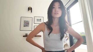 Alex Adams tries to tutor petite Asian step sis Lucy Mochi