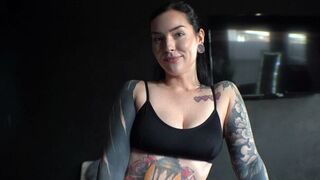 A girl with a steel brace was caught cheating and fucked hard