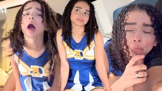 The guy did not let his girl cum, but he himself experienced a powerful orgasm