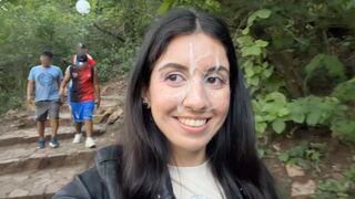 I had to strain my willpower and shoot cum in the guy’s face