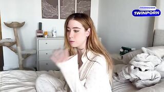 She almost got caught having sex with her boyfriend at home