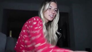 A young man masturbates while his stepsister watches and records