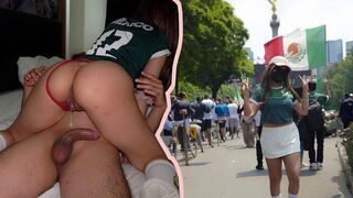 A girl has sperm flowing from her pussy and she is waiting for a supplement