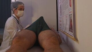 A nurse has sex with her patient in a steamy fake hospital scene