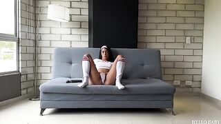 Girl properly fucked by a guy with huge cock