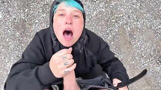 I want to suck so badly I can't stand it. Awesome blowjob from a tattooed girl