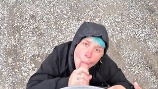 I want to suck so badly I can't stand it. Awesome blowjob from a tattooed girl