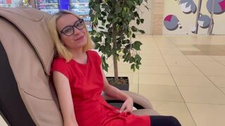 A man paid a pretty baby to fuck her in the public toilet