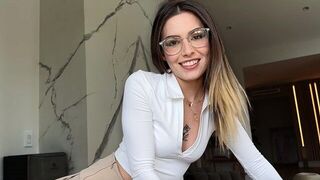 The girl is fucking hungry and does not hide it anymore
