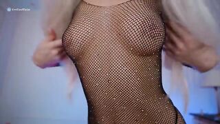 A fit and sexy blonde girl with a stunning body gets fucked hard