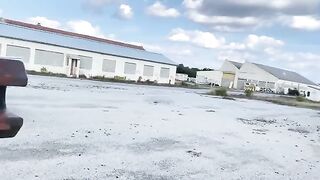 A girl got fucked hard in a weird place, she enjoyed it