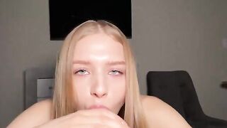 Barbie loves to suck big dicks and get sperm on her cute face, showcasing the intense passion often seen in Cum4K videos