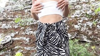 A petite brunette needs help finding her way, but she’s in luck because there’s a stranger willing to assist her in a very intimate way