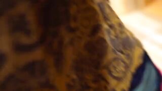 A red-haired Russian girl has an intense, messy blowjob session
