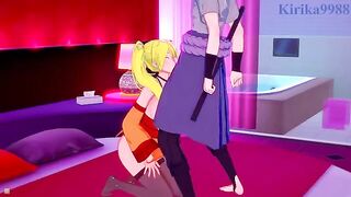 Naruko Uzumaki brings Sasuke Uchiha to a hotel room for fun