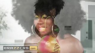 Ebony Mystique shares her skincare routine before getting fucked