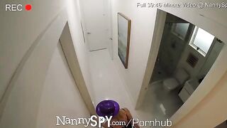 A nanny is having fun on New Year’s Eve and gets caught