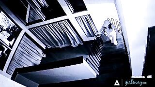 Angela White catches pervert thief, rough fucks him, and teaches a lesson in this steamy Girlsway scene